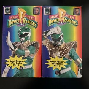 Power Rangers Vintage VHS Tapes